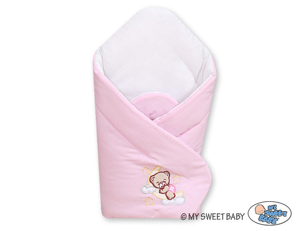 Babynest mit verstärktem Boden – Good night pink