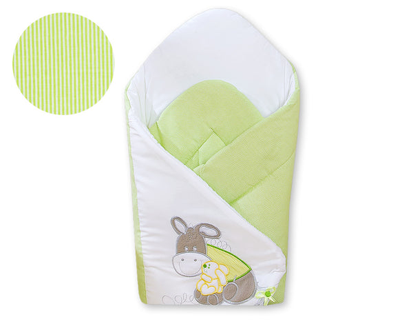 Babynest mit verstärktem Boden - Donkey Luca green