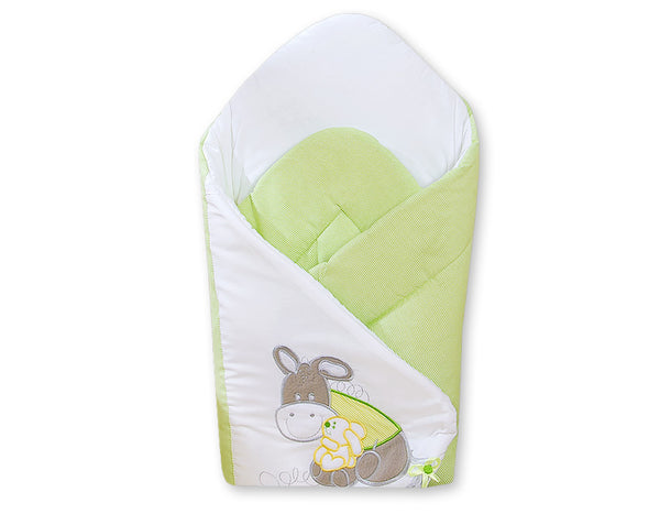Babynest mit verstärktem Boden - Donkey Luca green