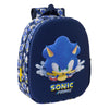 Sonic City Sininen Koululaukku 27 x 33 x 10 cm
