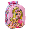Barbie Lasten Reppu Pinkki 3D