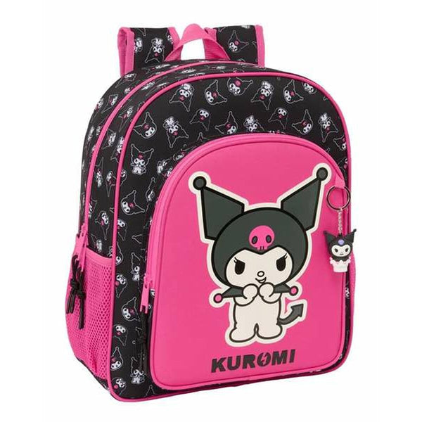 Kuromi Koululaukku Musta-Fuksia
