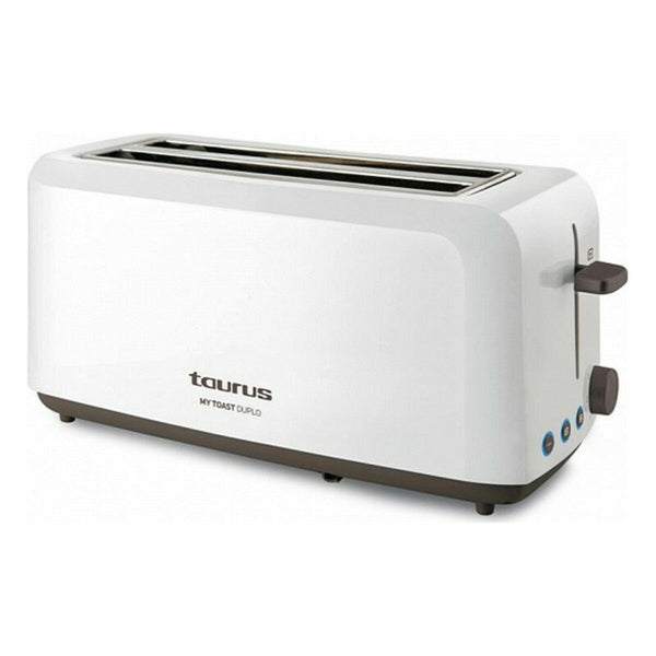 Taurus Leivänpaahdin 1450W, Valkoinen - Vuodevaatteet.fi