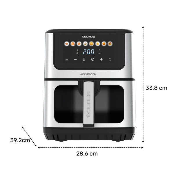 Taurus Airfryer Musta - Vuodevaatteet.fi