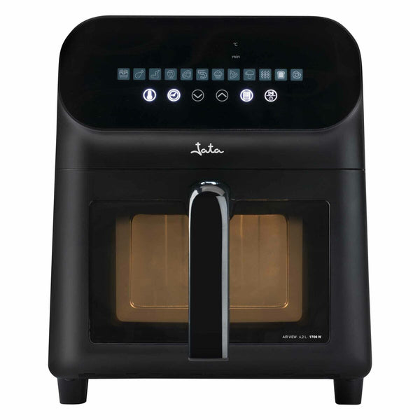 JATA Airfryer 1700 W 6,2 L Musta - Vuodevaatteet.fi