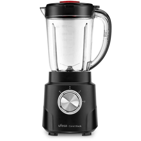 UFESA Coral Black kuppiblenderi 600 W, 1,5 L, musta - Vuodevaatteet.fi