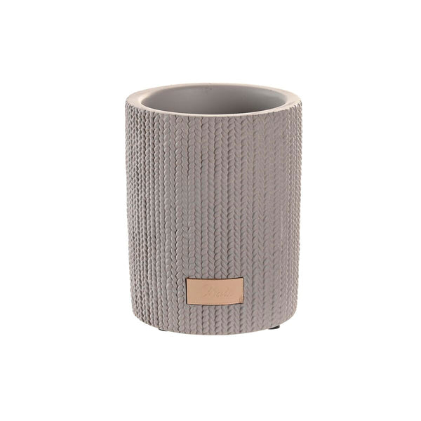 Harmaa Lasiastia DKD Home Decor