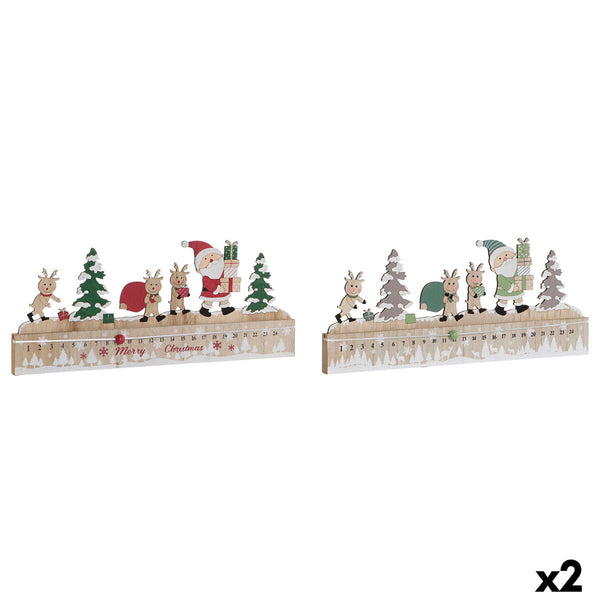 Adventtikalenteri DKD Home Decor Puu MDF