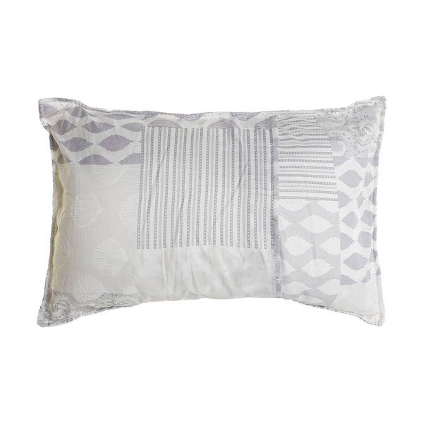 Patchwork-tyyny Beige Harmaa Polyesteri 60x40 cm