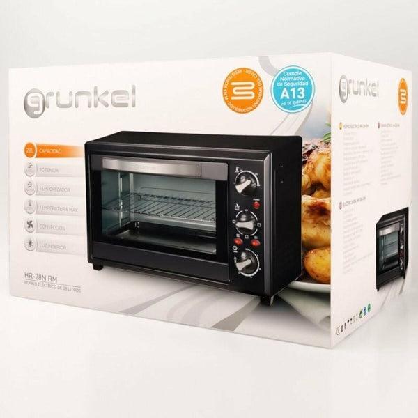 Grunkel leiriuuni 1600 W, 28 L, musta - Vuodevaatteet.fi