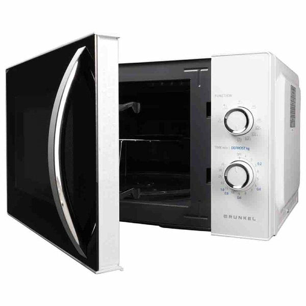 Grunkel MWG-25MA Mikroaaltouuni Grillillä 800W 25L Valkoinen - Vuodevaatteet.fi