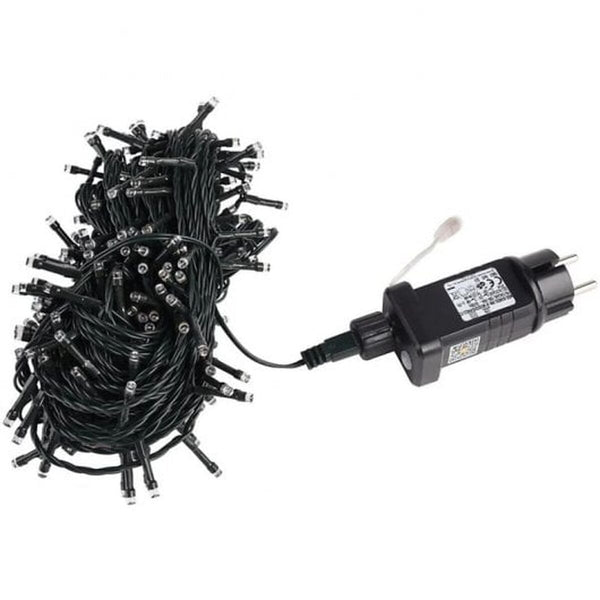 Musta LED-valokranssi Muvit iO 6 m