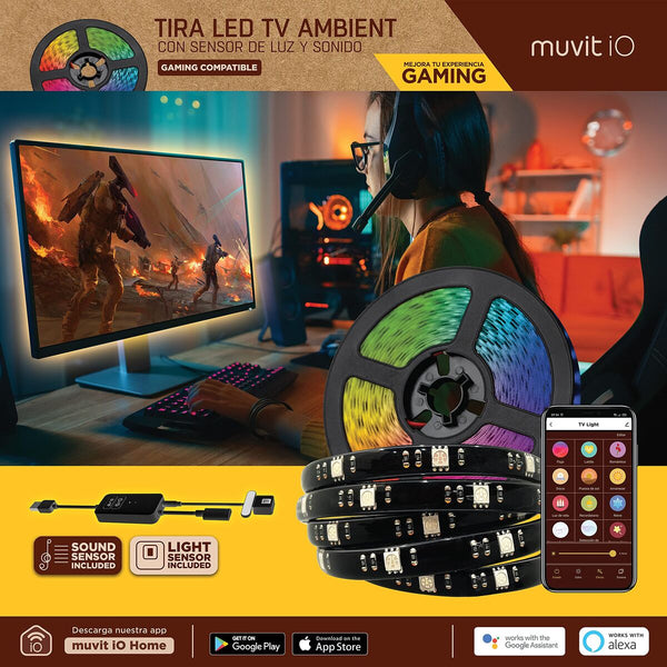 Muvit iO Musta LED-nauha 3 m