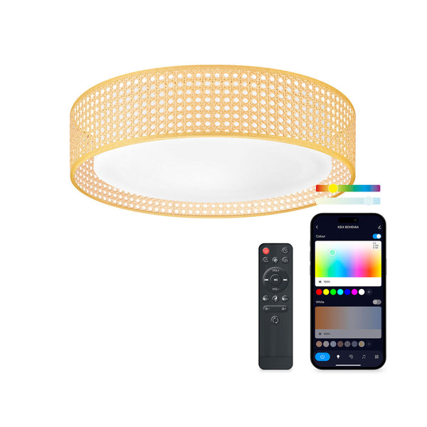 KSIX Bohemia E Upotettu LED-kattovalo 35 W