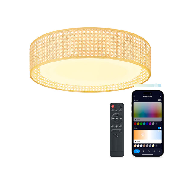 KSIX Bohemia E Upotettu LED-kattovalo 35 W