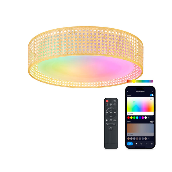 KSIX Bohemia E Upotettu LED-kattovalo 35 W
