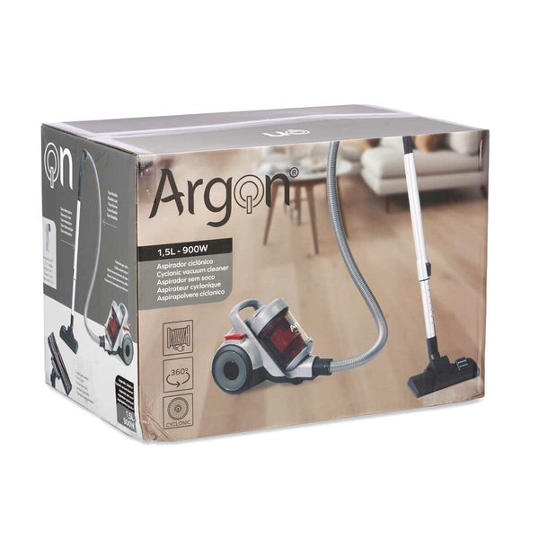 Argon Pölynimuri Punainen Harmaa 900 W