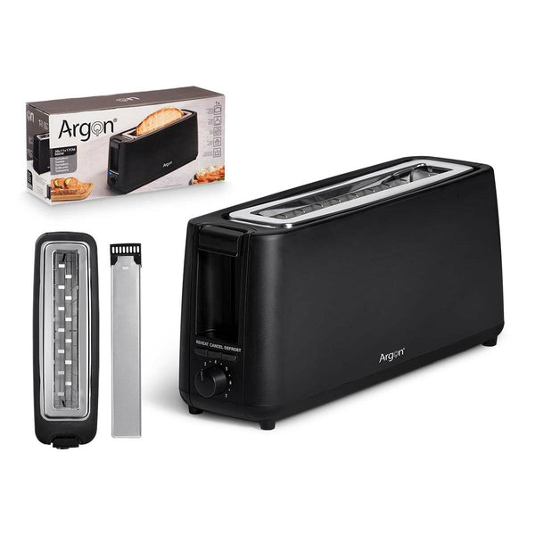 Argon Musta Leivänpaahdin 900W - Vuodevaatteet.fi