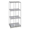 Harmaat Hyllyt Metalli Kangas Muovinen 35x102x68 cm