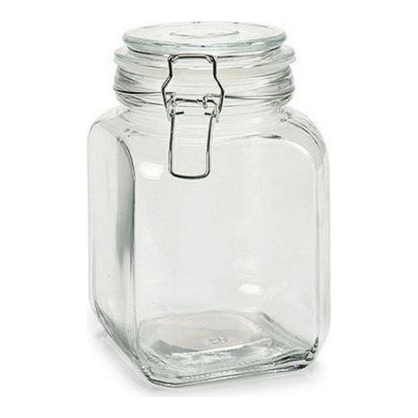 Vivalto lasipurkki 1,2 L lasi ja metalli