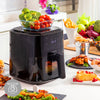 InnovaGoods Airfryer vaa'alla 5L Musta - Vuodevaatteet.fi