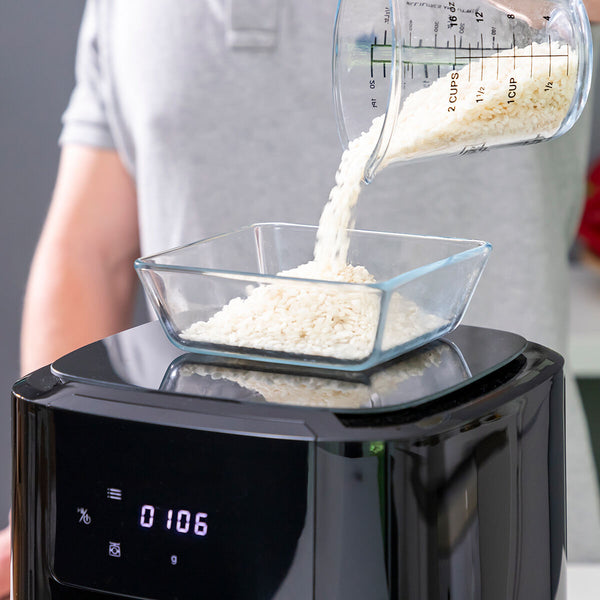 InnovaGoods Airfryer vaa'alla 5L Musta - Vuodevaatteet.fi