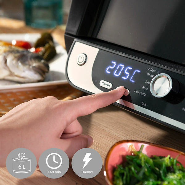 InnovaGoods Airfryer Grillillä ja Lisätarvikkeilla - Vuodevaatteet.fi