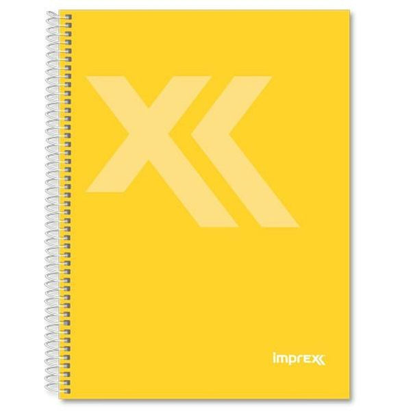 Imprex Keltainen Muistikirja A5, 80 Sivua, 4 kpl