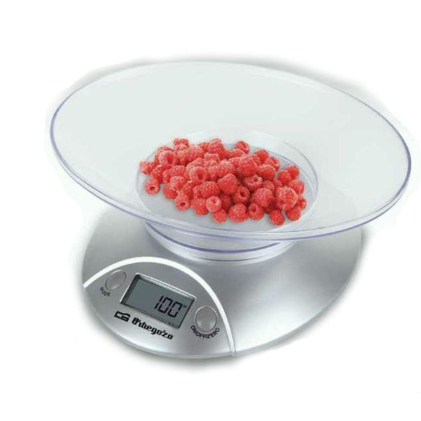 Hopeinen Keittiövaaka 3 kg - Vuodevaatteet.fi