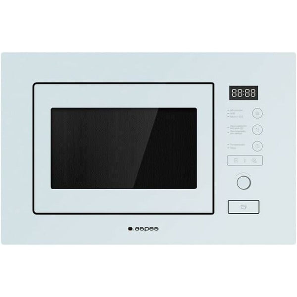 Aspes Valkoinen Mikroaaltouuni Grillillä 800W 20L - Vuodevaatteet.fi