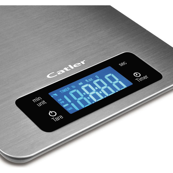 Catler Hopeinen Keittiövaaka 5 kg - Vuodevaatteet.fi