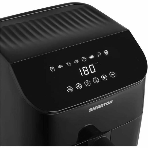 Smarton Musta Kuumailmapaistinpannu 1350 W 4,5 L - Vuodevaatteet.fi