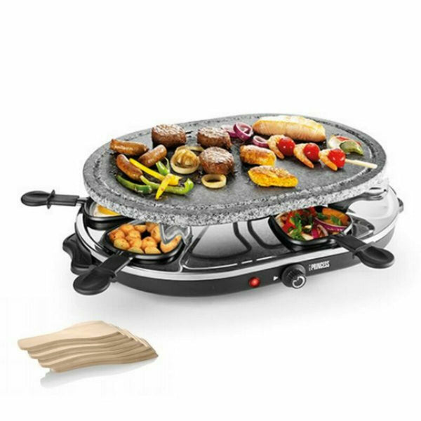 Princess Raclette-Grilli Musta Harmaa - Vuodevaatteet.fi