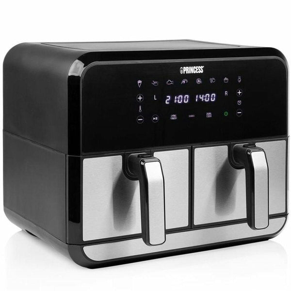 Princess Airfryer 8L, 2400W, Musta - Vuodevaatteet.fi
