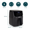 Princess Airfryer 3,5 L Musta - Vuodevaatteet.fi