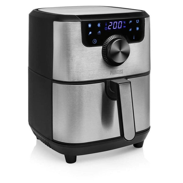 Princess Airfryer 1500 W Musta/Hopea 4,5 L - Vuodevaatteet.fi