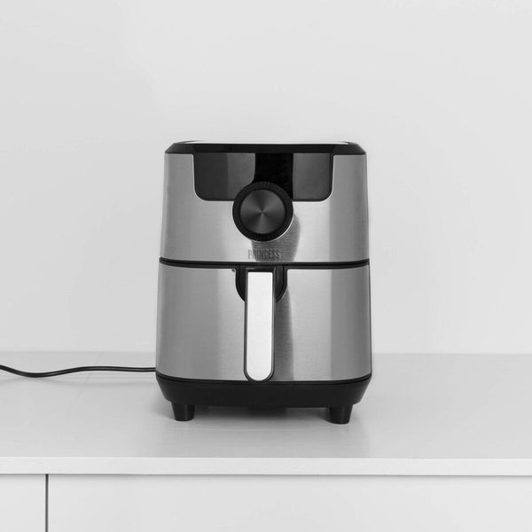 Princess Airfryer 1500 W Musta/Hopea 4,5 L - Vuodevaatteet.fi