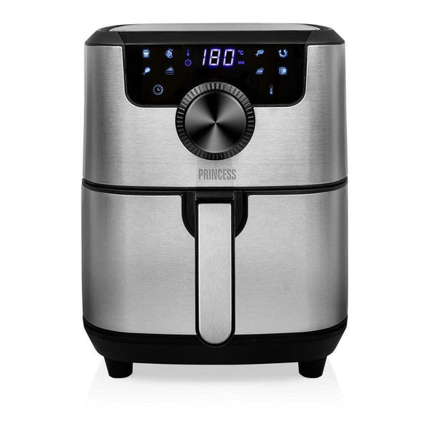 Princess Airfryer 1500 W Musta/Hopea 4,5 L - Vuodevaatteet.fi