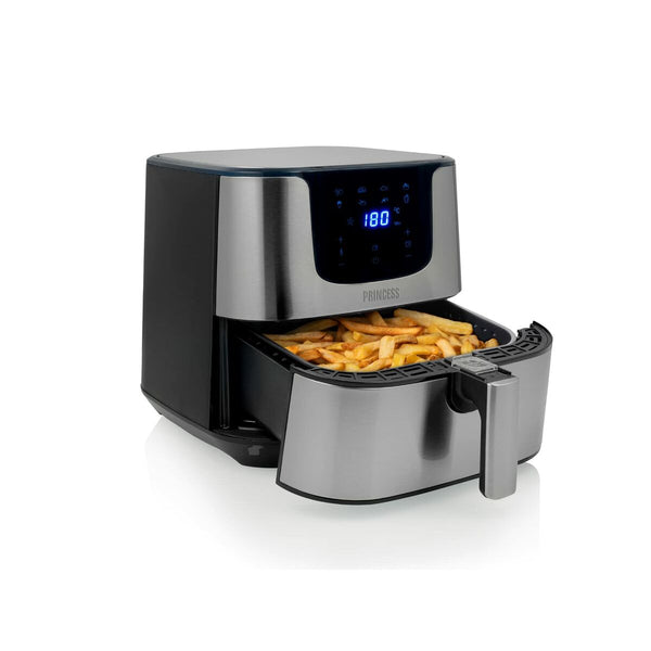 Princess Airfryer 5,5 L Hopeinen - Vuodevaatteet.fi