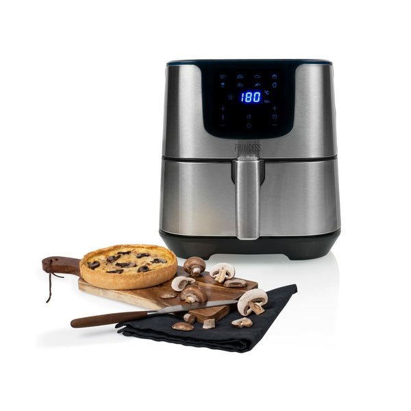 Princess Airfryer 5,5 L Hopeinen - Vuodevaatteet.fi