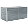 Graues Hochbeet Hareclia 160x80x77cm (verzinkter Stahl)