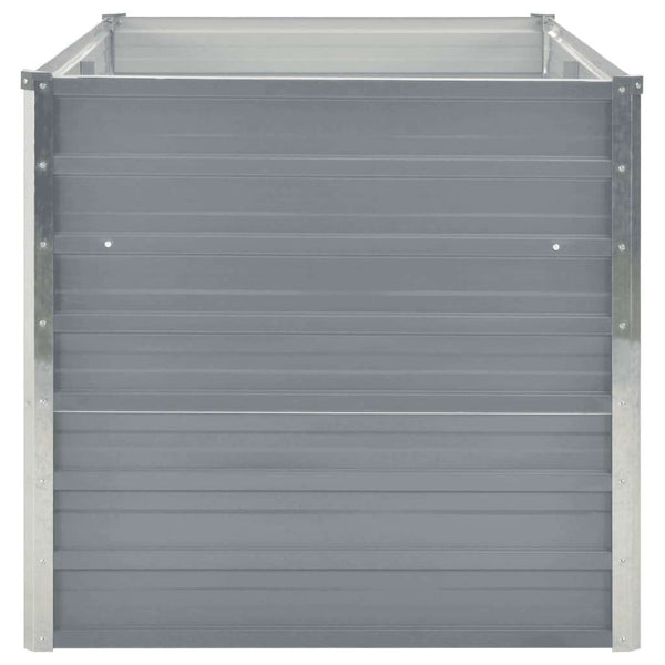 Graues Hochbeet Hareclia 160x80x77cm (verzinkter Stahl)