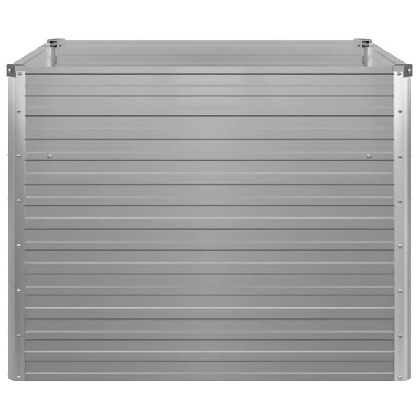 Graues Hochbeet Casandra 100x100x77cm (verzinkter Stahl)