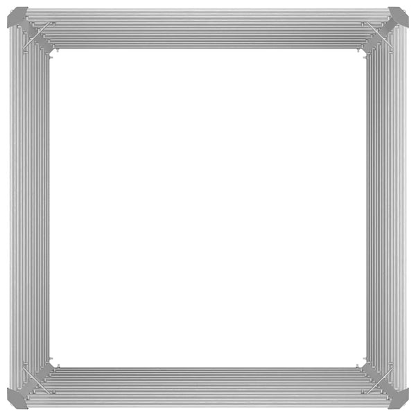 Graues Hochbeet Casandra 100x100x77cm (verzinkter Stahl)