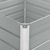 Graues Hochbeet Casandra 100x100x77cm (verzinkter Stahl)