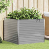 Graues Hochbeet Casandra 100x100x77cm (verzinkter Stahl)