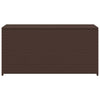 Braune Garten-Aufbewahrungsbox Gioga 120x50x60cm (Polyrattan)