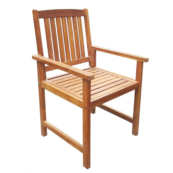 Braune Gartenstühle Birtu (2er-Set aus Akazienholz)