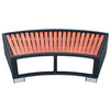 Schwarze Whirlpoolstufe Polyrattan Vuca 92x45x25cm