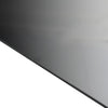 Schwarzer Gartentisch Nihat 80x80x74cm (Aluminium und Glas)